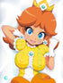 Princess Daisy Body pillow case MARIO STRIKERS Mitgard-Knight